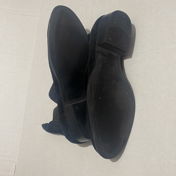 Topman Shoes size 10 (44) black Suede leather Boots - Picture 7 of 8